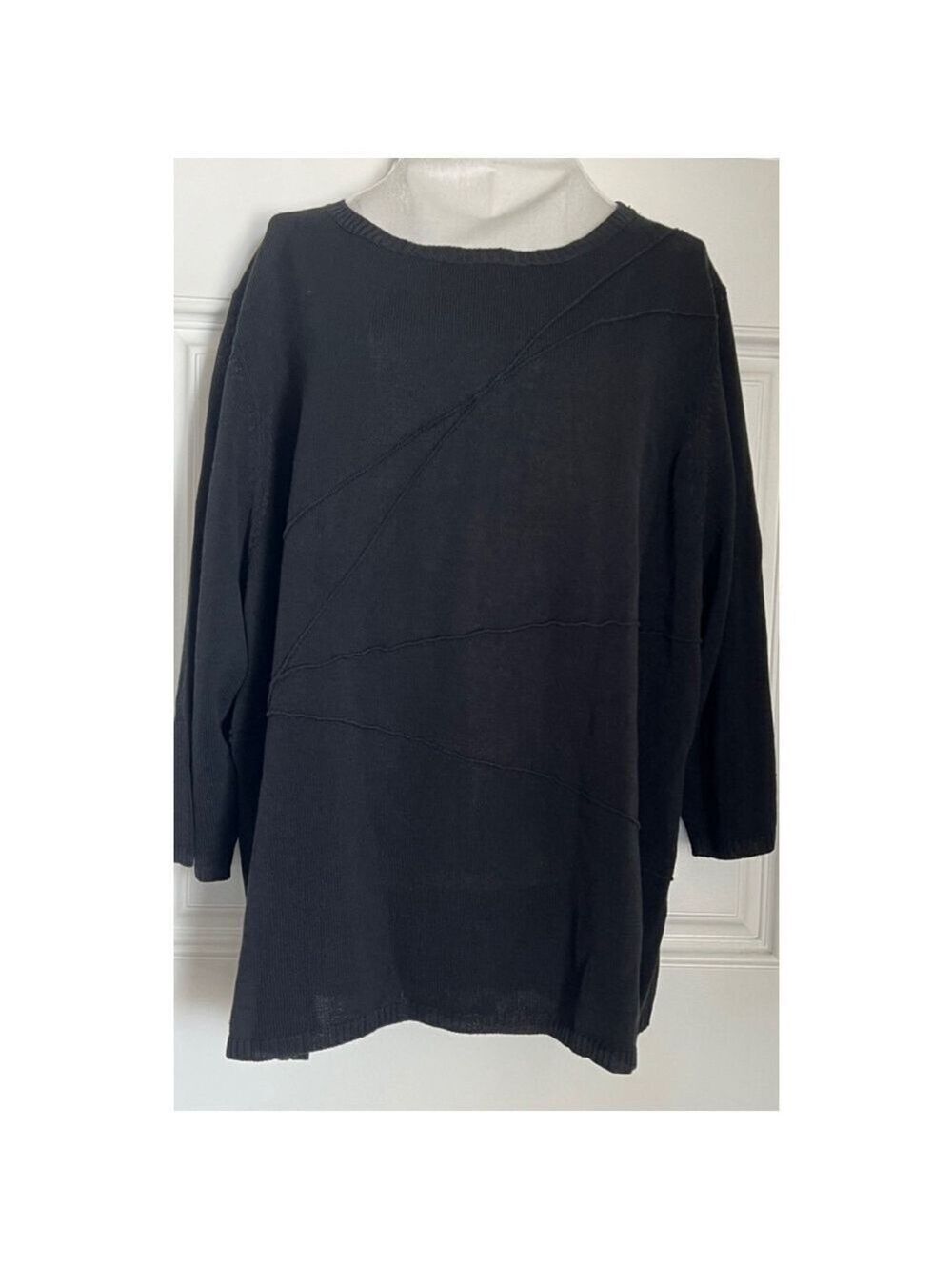 Women's Rena Rowan Black Sweater 3X